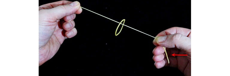 telekinetic rubber band trick